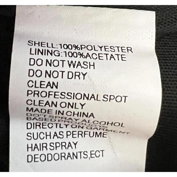 New Mac Duggal Jewel Encrusted Illusion Long Sleeve A Line Gown In Black Sz 16 - Picture 10 of 10